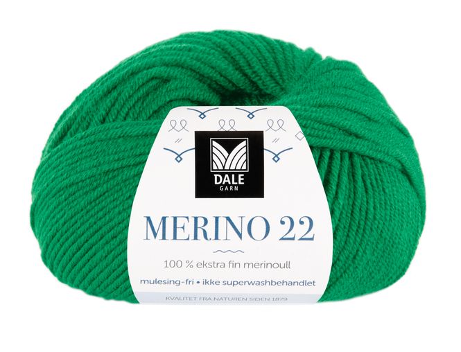 Hovedbilde 2031 Merino 22 Skarp grønn